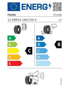 FULDA 12.00 R24 CROSSFORCE+ 160/156K M+S TT